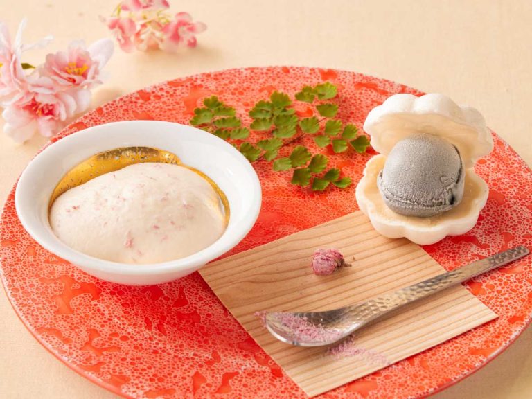 甘味 – 白玉善哉 最中冰淇淋